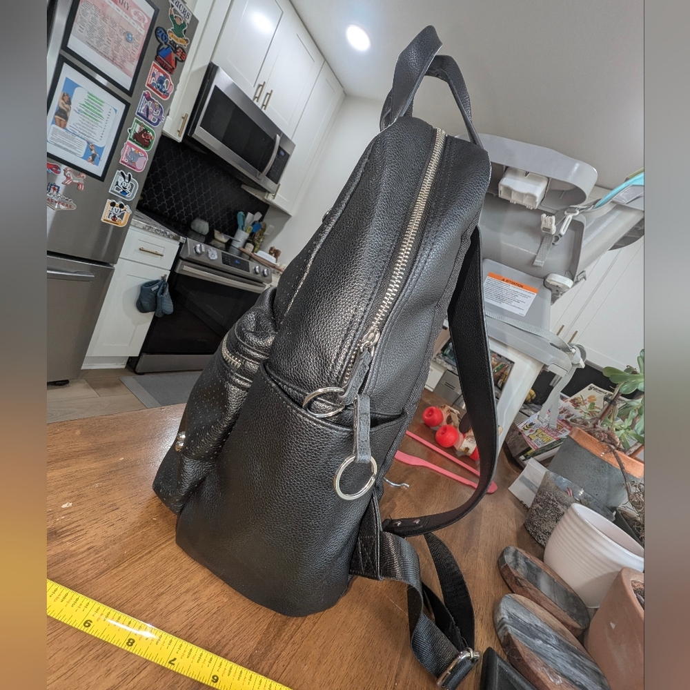 Disney Black Backpack With Structured Shape And T… - image 2